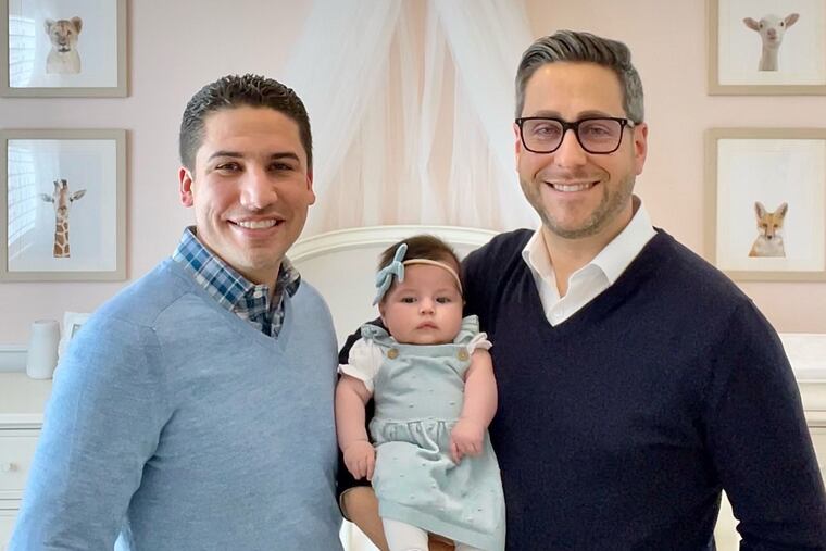 Nico (left) and Blair with daughter Hannah