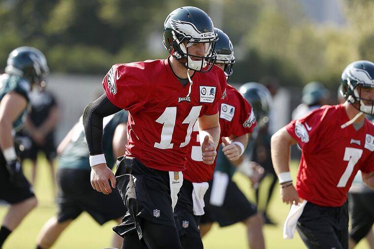 Eagles quarterback Carson Wentz.