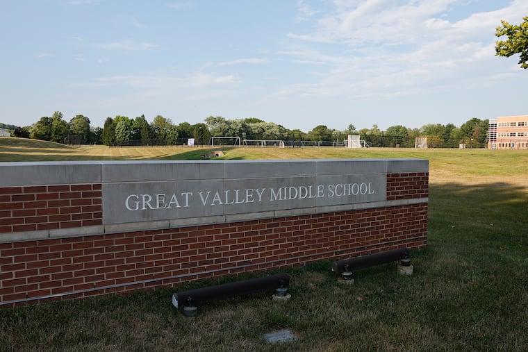 Great Valley Middle School in Malvern, PA, on Monday, July 15, 2024.