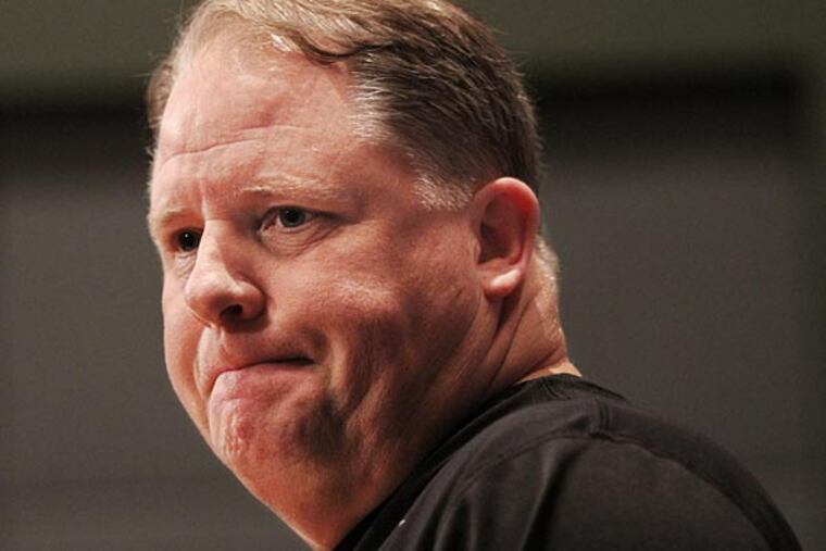 Eagle head coach Chip Kelly. (Michael Bryant/Staff Photographer)