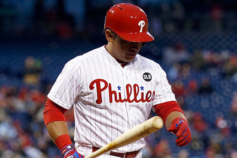 Carlos Ruiz is mourning the loss of a close friend from Panama. (Yong Kim/Staff Photographer)