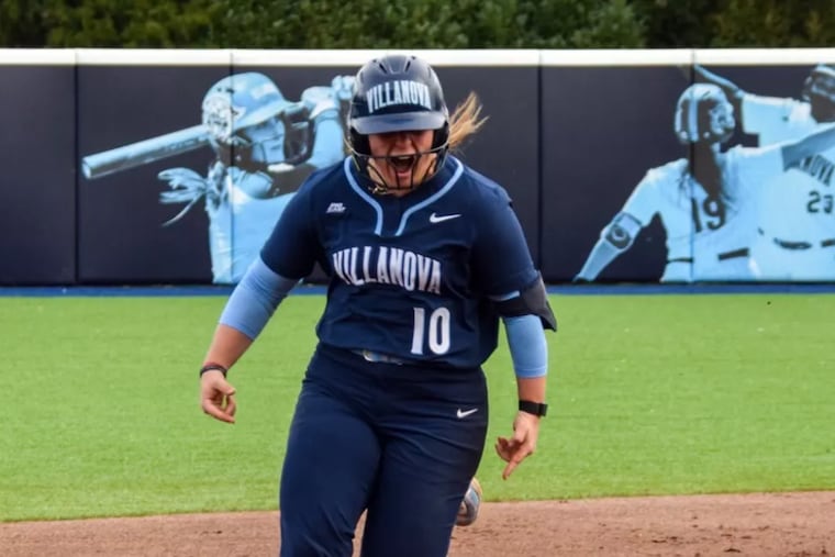 Villanova's Ava Franz is leading the Wildcats at the plate this season, batting .367 with a team-high 42 RBIs.
