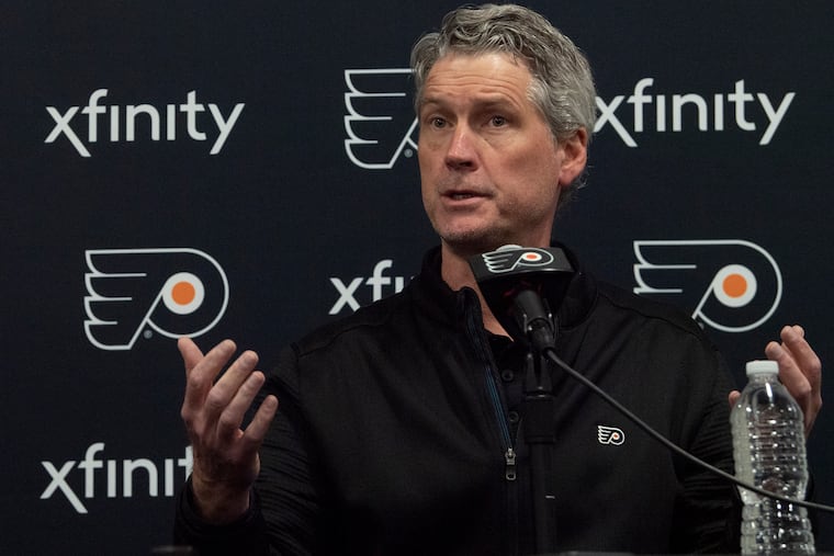 Flyers GM Chuck Fletcher is excited about the team's youthful look entering the 2022-23 season.