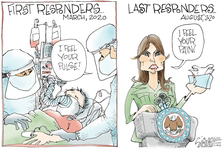 Melania's cold comfort RNC speech.