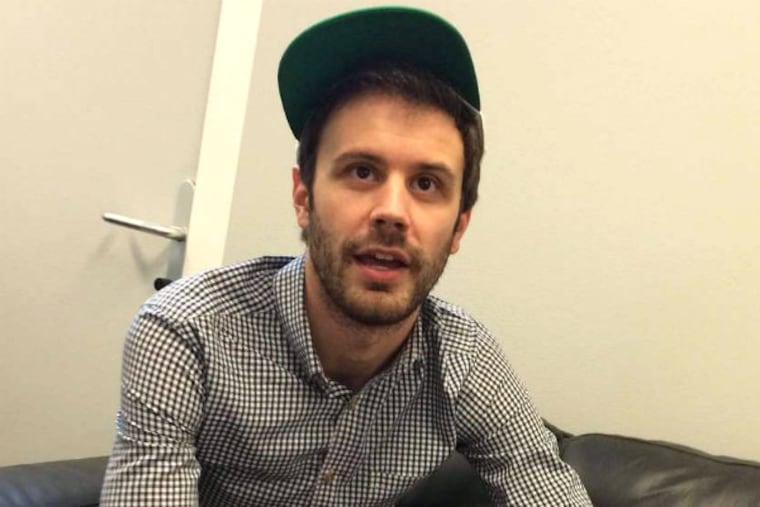 Michael Angelakos, of Passion Pit, at the South by Southwest music festival: “I have a really great feeling every day, even when things are going terribly wrong.” (Dan DeLuca / Staff)