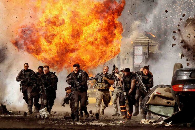 All about the blow-ups : As bad as the action sequences are, director Michael Bay fails spectacu- larly when he goes for pathos. The always secondary actors do manage their jobs adequately.