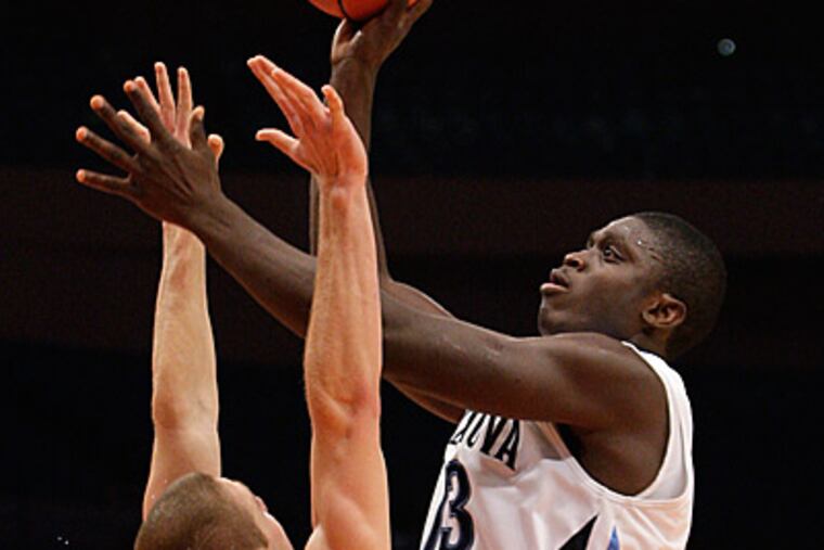 Mouphtaou Yarou has played well for Villanova, including a big game against UCLA on Wednesday. (AP Photo/Frank Franklin II)