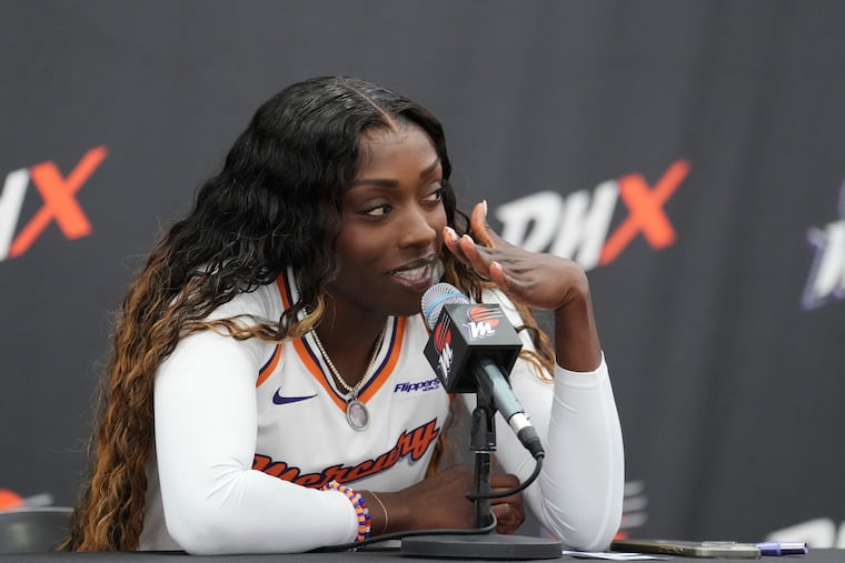 Kahleah Copper of the Phoenix Mercury leads the way for Philly-area natives in the WNBA.