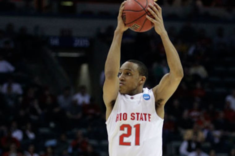 At 6-foot-7 and 210 pounds, Ohio State's Evan Turner has the ability to play various positions. (AP Photo / Morry Gash)