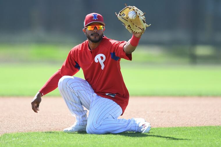 Jesmuel Valentin enters spring training in competition to make the Philadelphia Phillies’ roster as a reserve infielder.