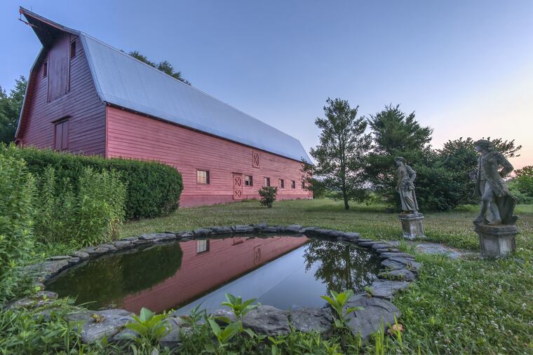 The Pinelands Preservation Alliance's Louden barn built in 1932, at the Bishop Farmstead in Southampton, New Jersey. The barn was renovated to host meetings and catered events, such as weddings.