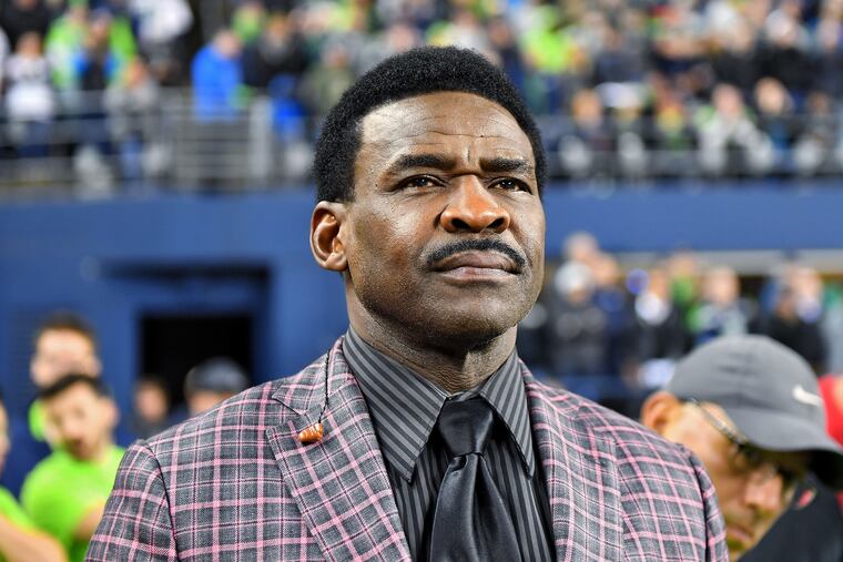 Hall of Fame wide receiver Michael Irvin in a 2019 file photo. Irvin has been pulled from ESPN and the NFL Network after abuse allegations surfaced.