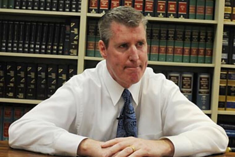 Holy Family coach John O'Connor met with his players Thursday and told them he was resigning. (Sarah J. Glover/Staff Photographer)