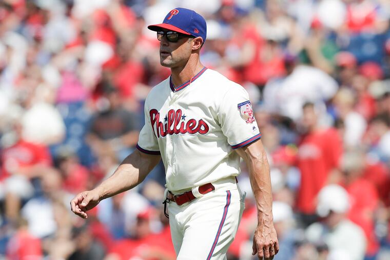 Gabe Kapler and the Phillies are trying to find a way to get by with a banged up bullpen.