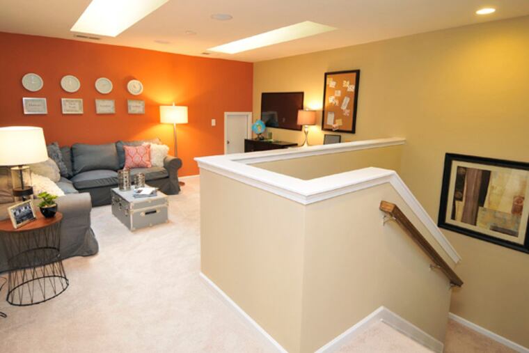 Family loft area is featured next to the stairway on the second floor in the main home area (this is not in the Next Gen Suite, but does provide extra private space for multiple families living together in the main house). (Diedra Laird/Charlotte Observer/MCT)