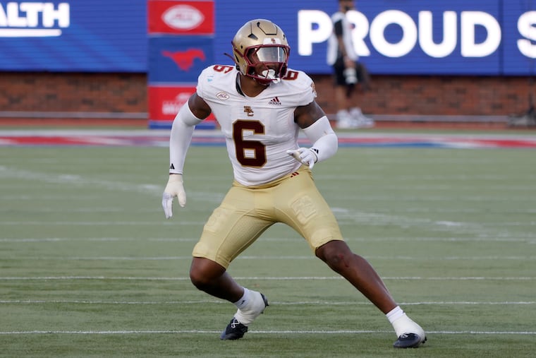 Williamstown's Donovan Ezeiruaku became a breakout star at Boston College