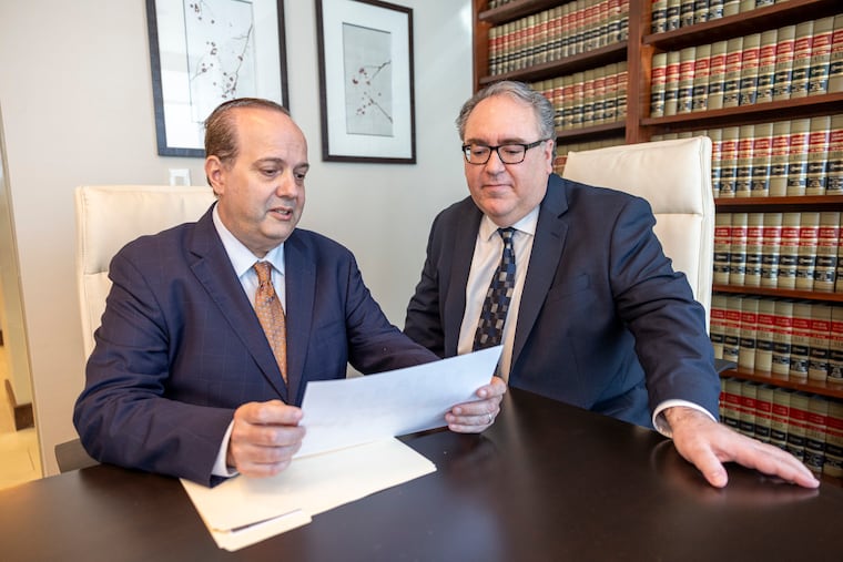 Attorneys Jeffrey Fritz and Derek Braslow are representing former students of Otto Becken, a Cherry Hill teacher who they allege sexually abused them in the 1980s.