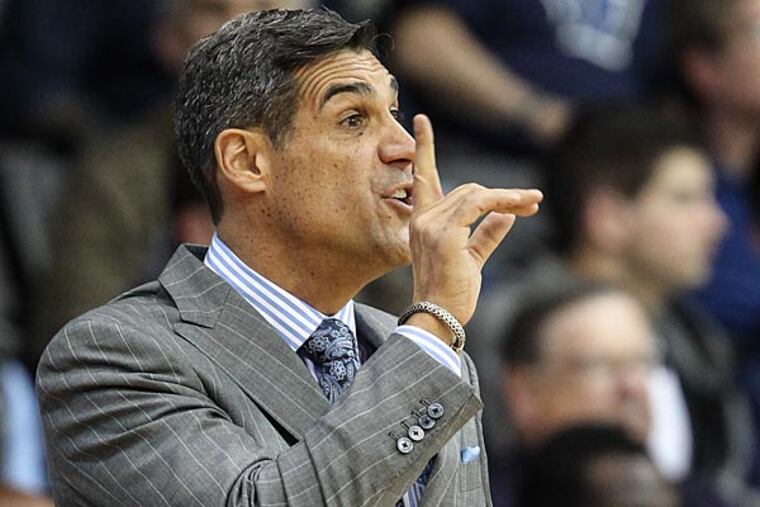 Villanova had coach Jay Wright. (Steven M. Falk/Staff Photographer)