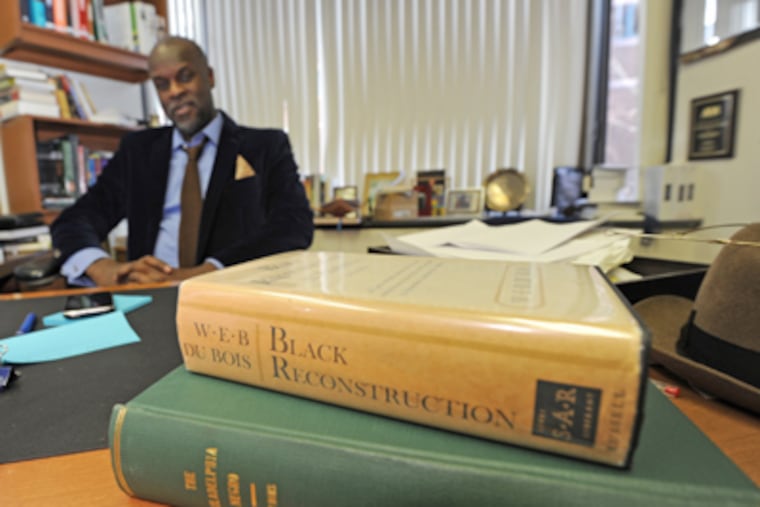 University of Pennsylvania sociologist Tukufu Zuberi led the drive to have W.E.B. Du Bois appointed an honorary emeritus professor of sociology and Africana studies at the school. (April Saul / Staff Photographer)