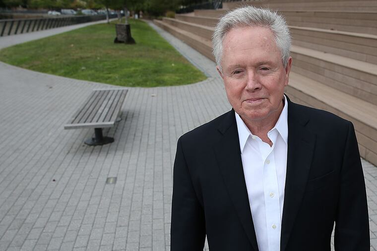 Tom Corcoran, head of the Delaware River Waterfront Corp., which already owns some of the land for the future trail. (DAVID MAIALETTI/Staff Photographer)