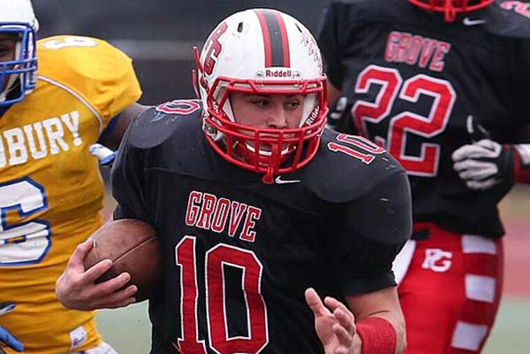 Penns Grove quarterback running the ball during the Group 1 title game. (Photo by: Tom Briglia)