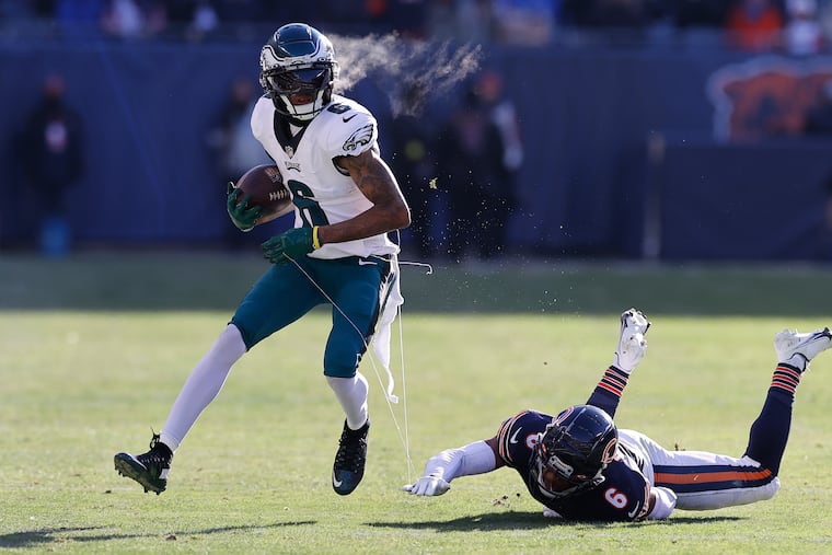 The Eagles and Bears will face off Sunday for the first time since December 2022 in Chicago.