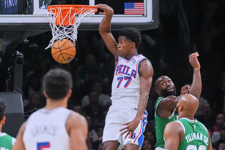Sixers guard VJ Edgecombe surprised fans and NBA observers with his big debut.