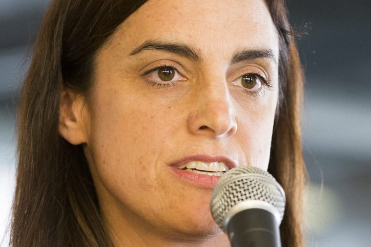 Democratic candidate for Philadlephia controller Rebecca Rhynhart