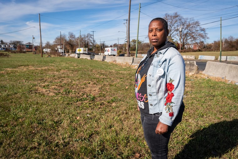 Ernie Bristow stands at the Logan Triangle, where residents hope to finally get a solution for the area that has been an eyesore for decades in Philadelphia.