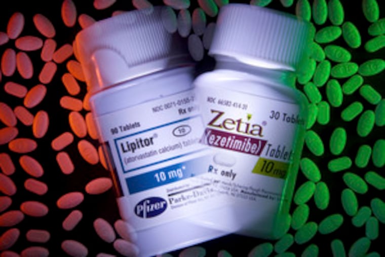 Combining Merck and Schering- Plough's Zetia with Pfizer's Lipitor would enable the two drug giants to leap ahead in the cholesterol-drug marketing war.