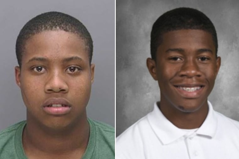Zahmir White, left, then 18, fatally shot William Bethel IV, 16, on the 800 block of South Street on Easter Sunday 2018. Bethel was a Boys' Latin sophomore.