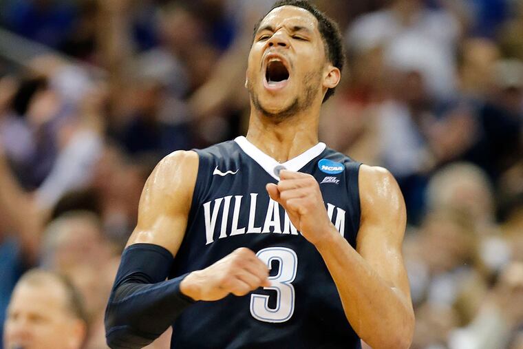 Villanova's Josh Hart celebrates.