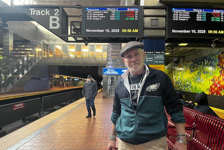 Leroy Biggs arrived at Jefferson Station on Monday morning planning to catch a train to Warminster. His train was canceled, so he had to make alternative plans.