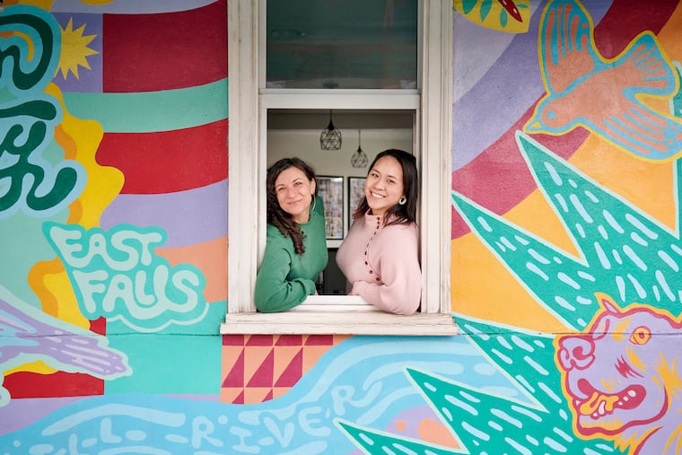At Zsa's Ice Cream, former owner Danielle Jowdy (left) and new owner Liz Yee.