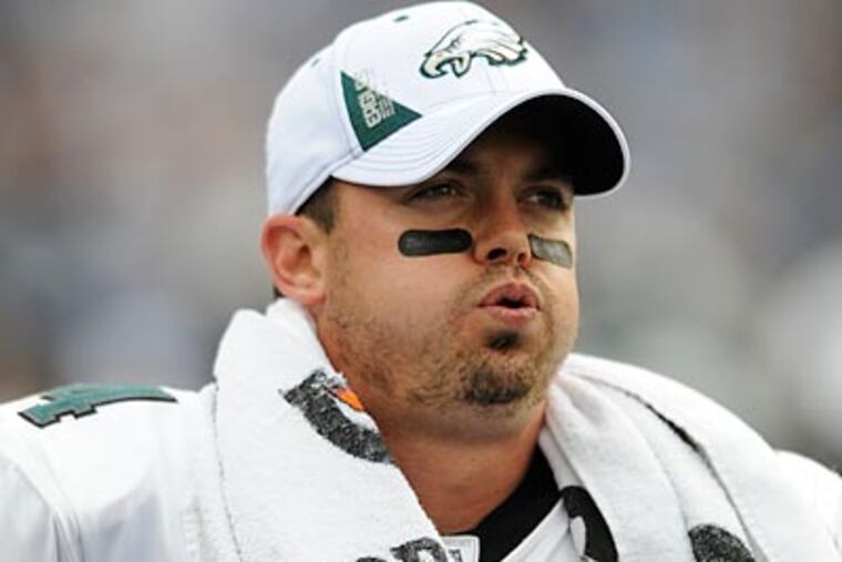 Kevin Kolb and the Eagles came up short in a few key third down situations Sunday. (Clem Murray/Staff Photographer)