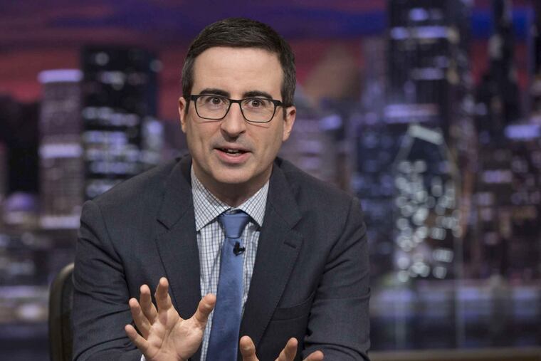 John Oliver had some snarky things to say about charter schools. ERIC LIEBOWITZ / HBO