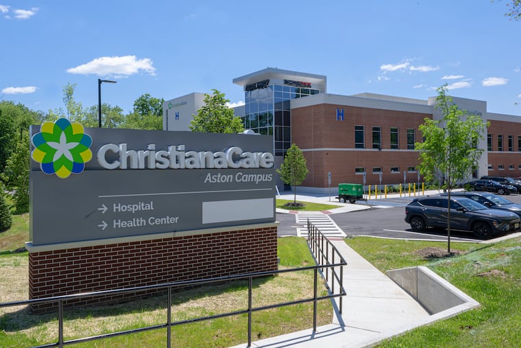 ChristianaCare's Aston campus is located at 700 Turner Industrial Way.