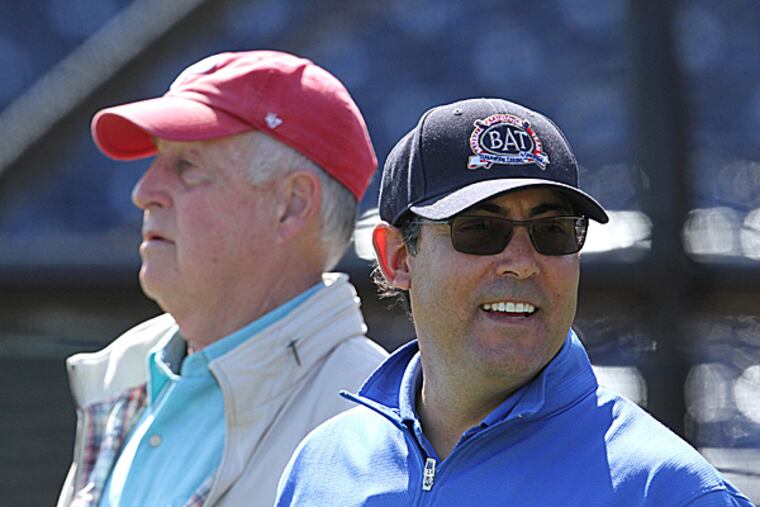 Phillies president Pat Gillick and general manager Ruben Amaro Jr. (David Swanson/Staff Photographer)