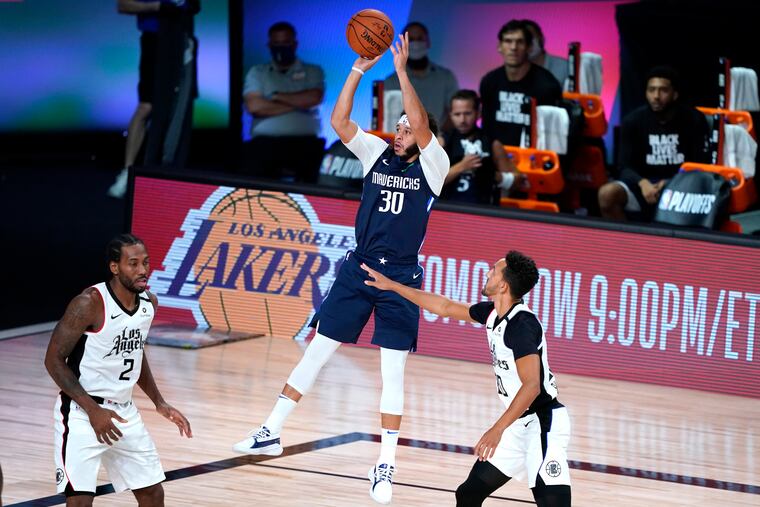 Seth Curry (30) says he and new Sixers teammate Ben Simmons are “kind of a perfect match.”