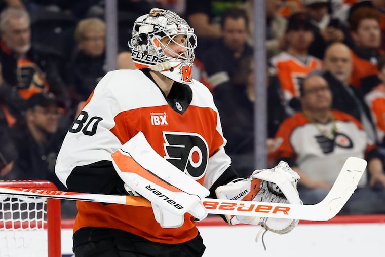 Flyers goaltender Dan Vladař has had a breakout season since signing this offseason as a free agent.