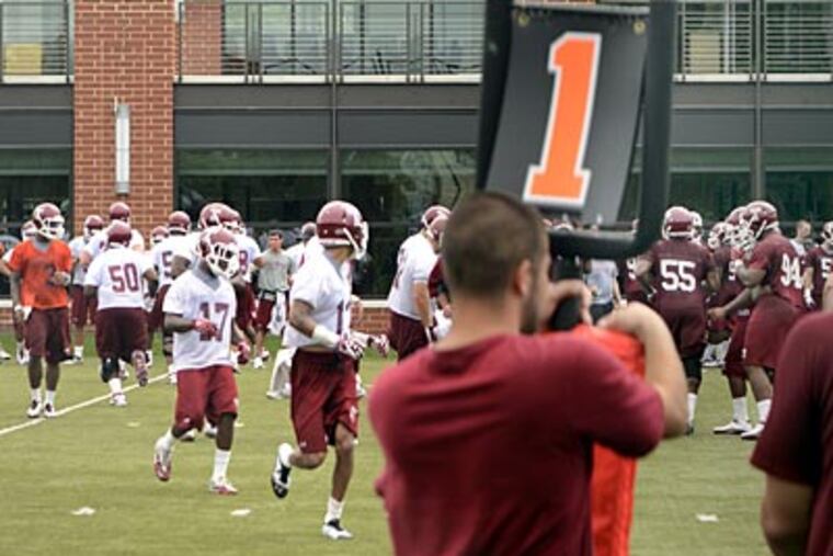 "Our hearts and prayers just go out to the Reid family," Temple coach Steve Addazio said. (Tom Gralish/Staff Photographer)