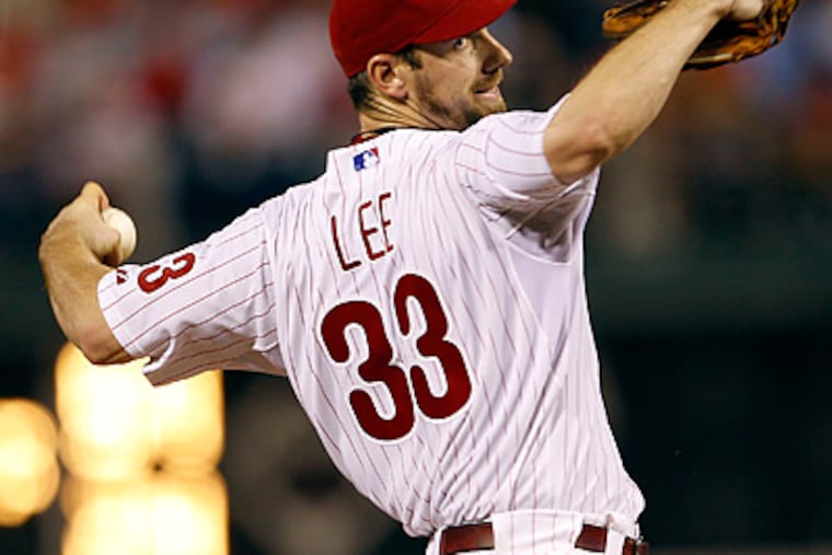 Cliff Lee is 6-7 with a team-low 2.47 ERA among the starters and a team-high 204 strikeouts. (Yong Kim/Staff Photographer)