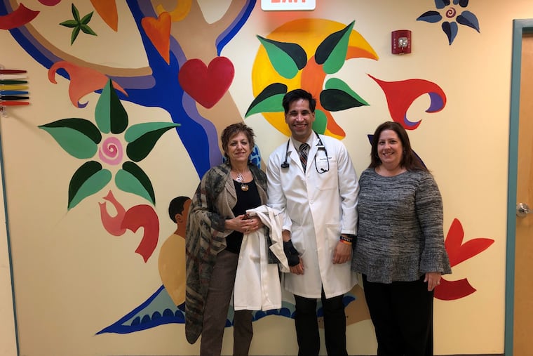 Donna Torrisi (left), Tarik Khan, and Christine Masciarelli of the Philadelphia-based Family Practice and Counseling Network.