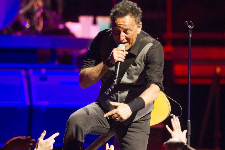 Bruce Springsteen & The E Street Band at the Wells Fargo Center on Feb. 12, 2016. ( CHARLES FOX / Staff Photographer )