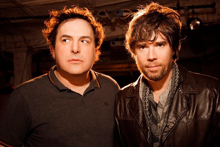Tom Scharpling (left) with his colleague Jon Wurster from the "The Best Show." Scharpling has a surprising new memoir out this week. Wurster joins hims July 12 for a virtual book tour talk.