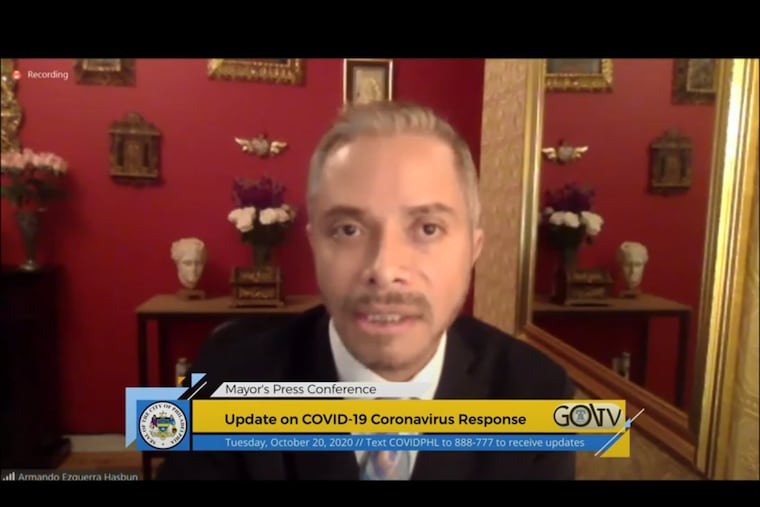 Armando Ezquerra Hasbun was the city's Spanish language translator during Philadelphia's COVID briefings.