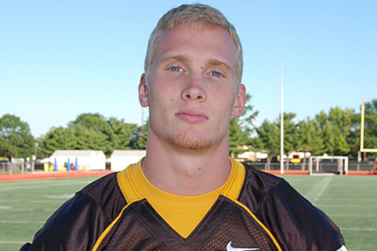 Rowan's Matt Hoffman, a player of the year finalist in Div. III, donated blood stem cells to a lymphoma patient. (Rowan University)