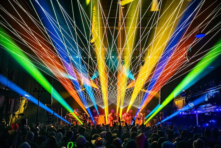 Disco Biscuits and the electro-jam band's light show play Dec. 30 and 31 at the Fillmore Philadelphia.