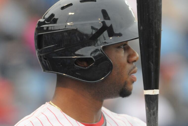 Anthony Hewitt of the Reading Phillies. (Photo courtesy of the Reading
Phillies)