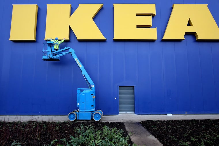 Site foreman David Smyth at work on the new IKEA store in Belfast, Northern Ireland, Tuesday, Dec. 11, 2007.